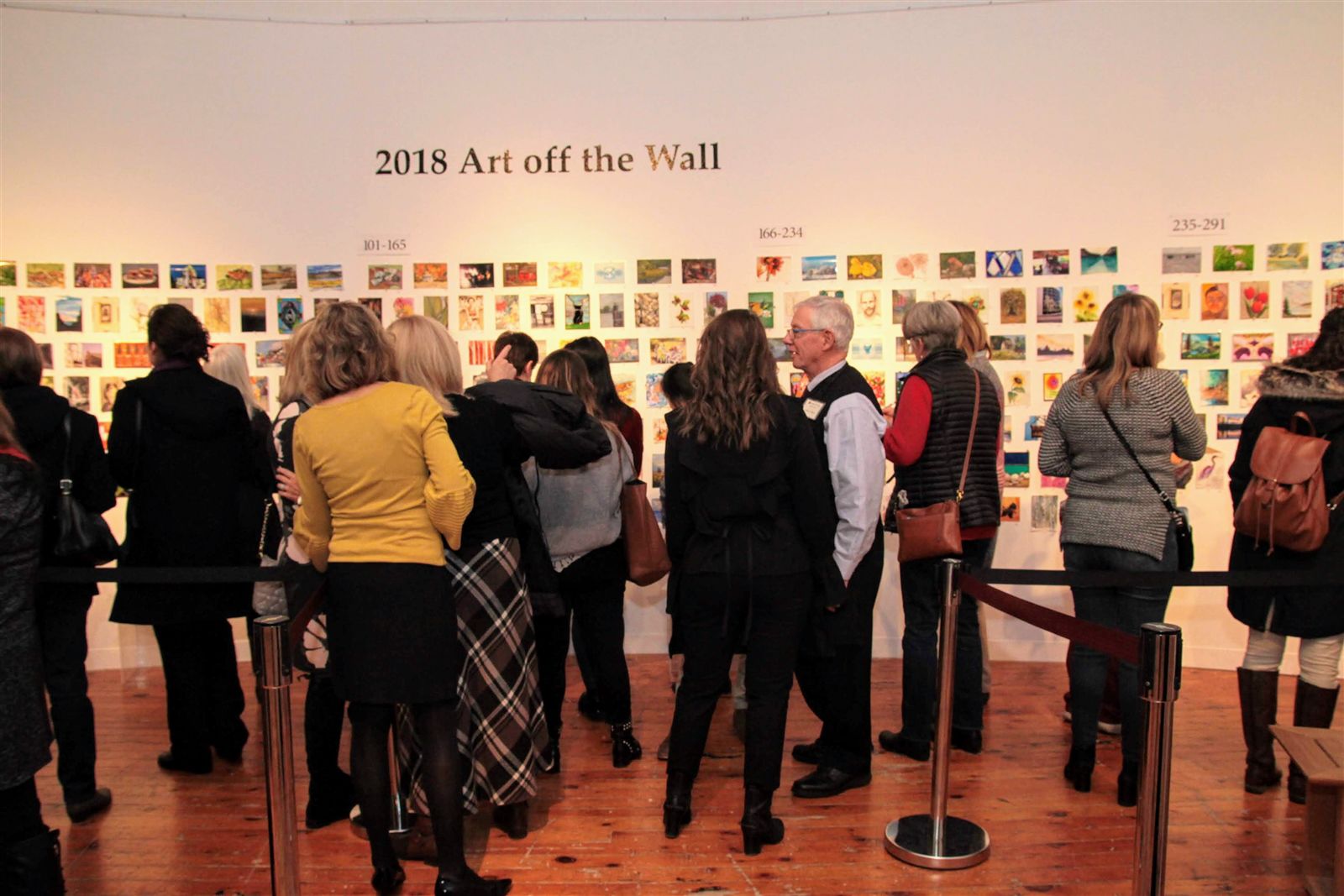 Smiles at Art Off the Wall in Carnegie Art Center